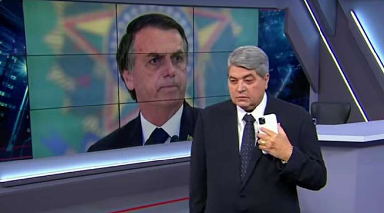 Bolsonaro conversa com Datena na Band: a crescente audiência da TV interessa ao governo