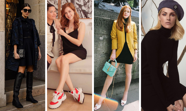 Famosas mostram looks fashion com pretinhos b&aacute;sicos (Fotos: Instagram/Reprodu&ccedil;&atilde;o)