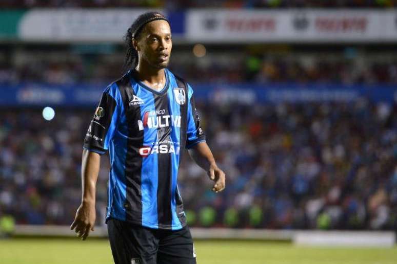 Ronaldinho jogou no Querétaro entre os anos de 2014 e 2015 (Foto: Divulgação)