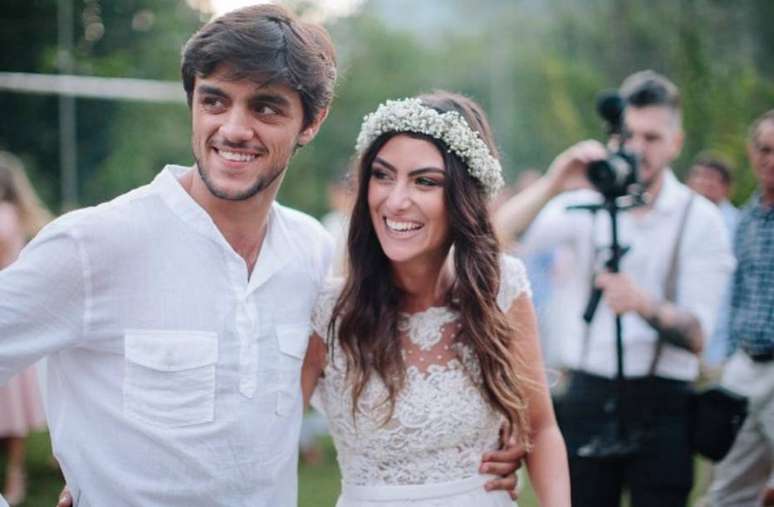 Felipe Simas e Mariana Uhlmann se casaram em abril de 2016