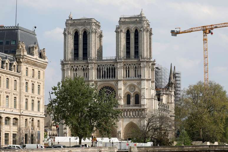 Vista da catedral de Notre-Dame de Paris
11/04/2020
REUTERS/Charles Platiau