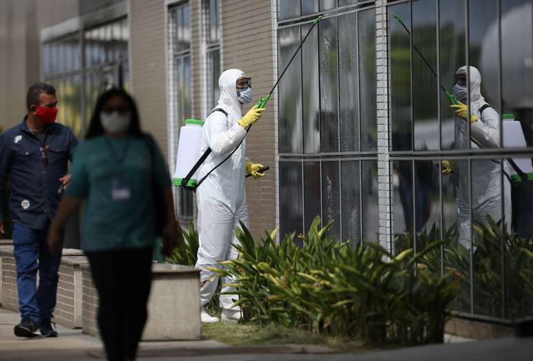 Holspital Delphina Rinaldi Abdel Aziz, em Manaus 16/4/2020 REUTERS/Bruno Kelly