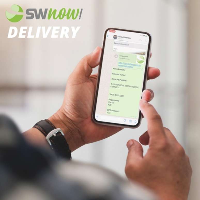 Delivery online via WhatsApp.