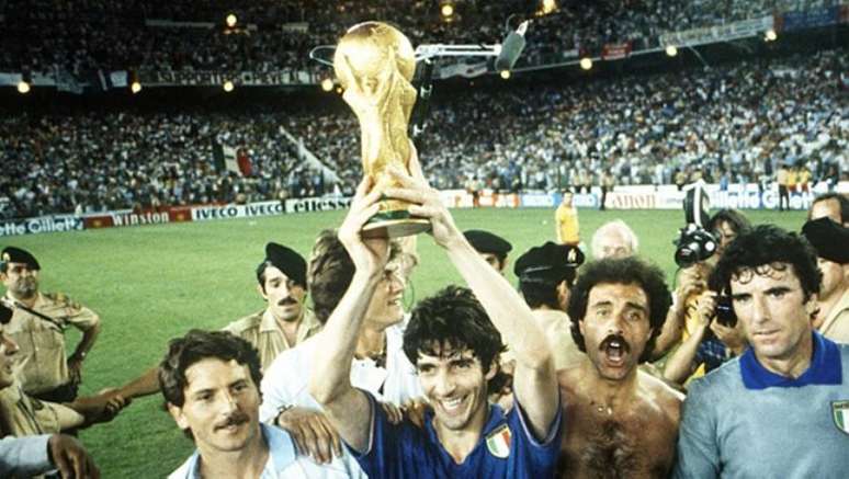 Italianos comemoram a conquista da Copa de 1982