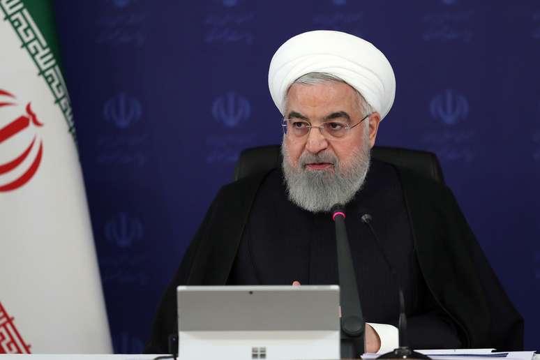 Presidente do Irã, Hassan Rouhani 
05/04/2020
Site oficial da Presidência/Divulgação via REUTERS
