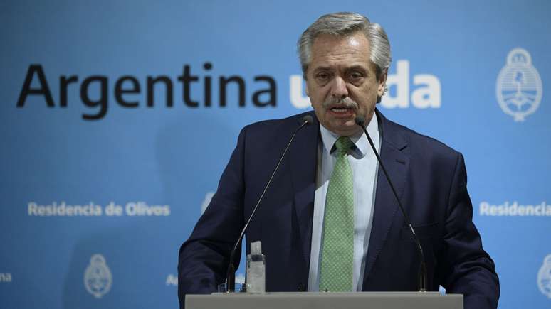 Presidente argentino, Alberto Fernández, decretou quarentena obrigatória em 20 de março