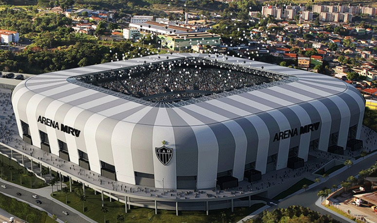 Imagem do projeto da Arena MRV (Foto: Divulgação/Atlético-MG)