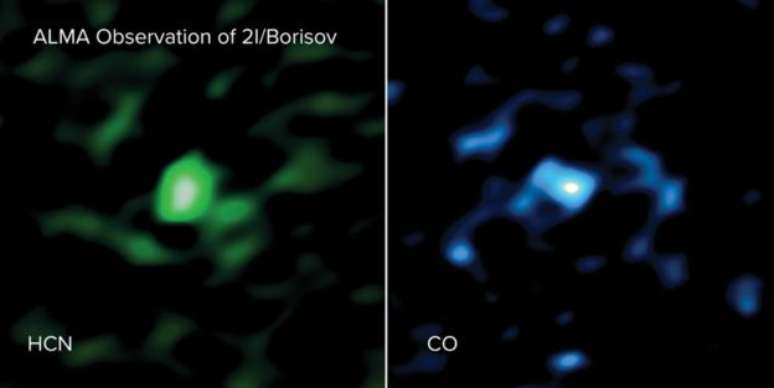 Os cientistas encontraram uma concentração de monóxido de carbono incomum no 21/Borisov