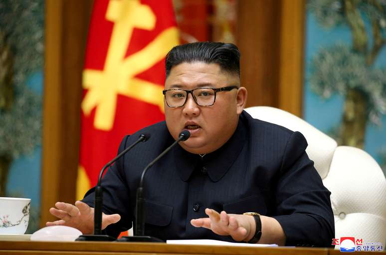 Líder da Coreia do Norte, Kim Jong Un
11/04/2020 KCNA/via REUTERS