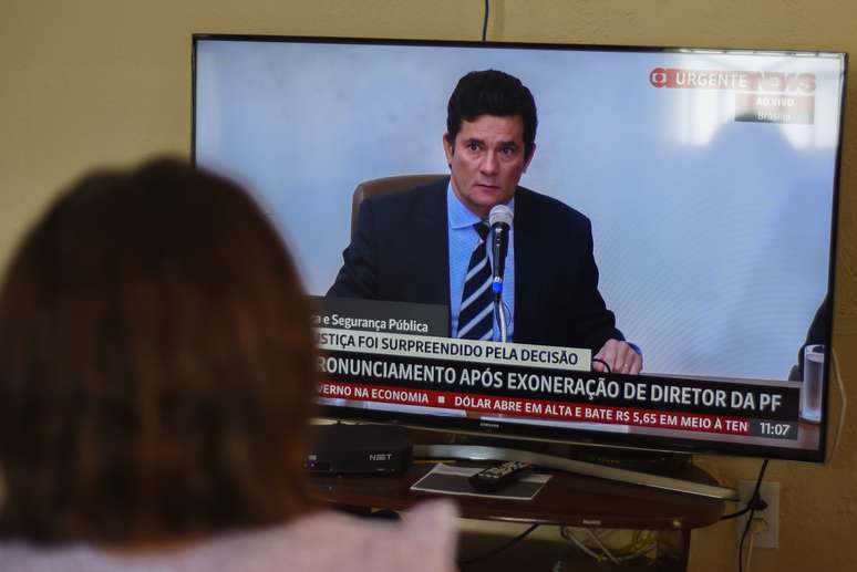 Sergio Moro anunciou a saída do governo em entrevista coletiva 