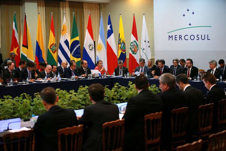 Reunião de chanceleres do Mercosul
04/12/2019
REUTERS/Diego Vara