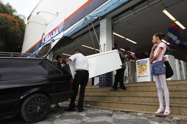 Unidade das Casas Bahia, da Via Varejo, em S&atilde;o Paulo (SP) 
18/02/2013
REUTERS/Nacho Doce
