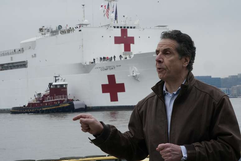 Governador de Nova York, Andrew Cuomo
30/03/2020 REUTERS/Carlo Allegri
