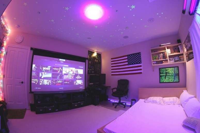 2. Com o planejamento certo, seu quarto também pode ser um quarto gamer dos sonhos