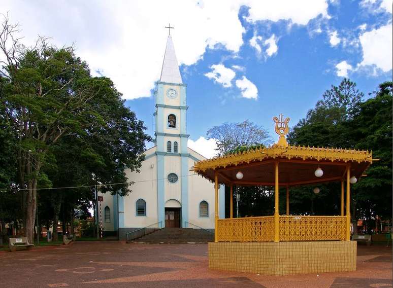 Igreja Matriz de Arandu, município com maior letalidade do coronavírus em São Paulo