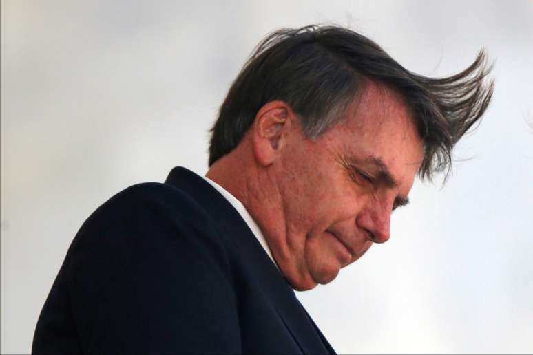 Presidente Jair Bolsonaro no Palácio do Planalto
27/04/2020
REUTERS/Ueslei Marcelino