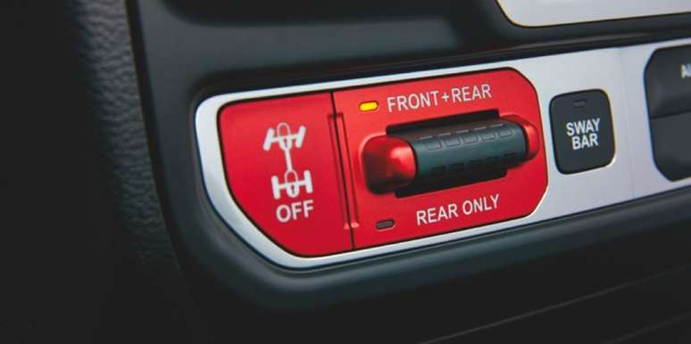 O rei do uso off-road traz como destaque o sistema 4x4 Rock-Trac.