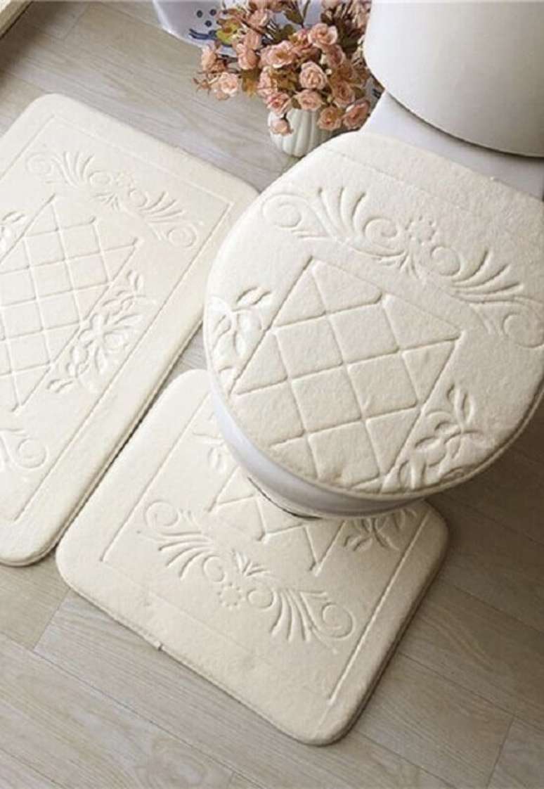 11. Invista em modelos de jogos de banheiro que ofere&ccedil;am mais seguran&ccedil;a para o seu ambiente &ndash; Foto: Home Fashion Trend