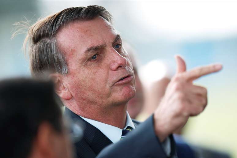 Presidente Jair Bolsonaro em Brasília
24/04/2020 REUTERS/Ueslei Marcelino