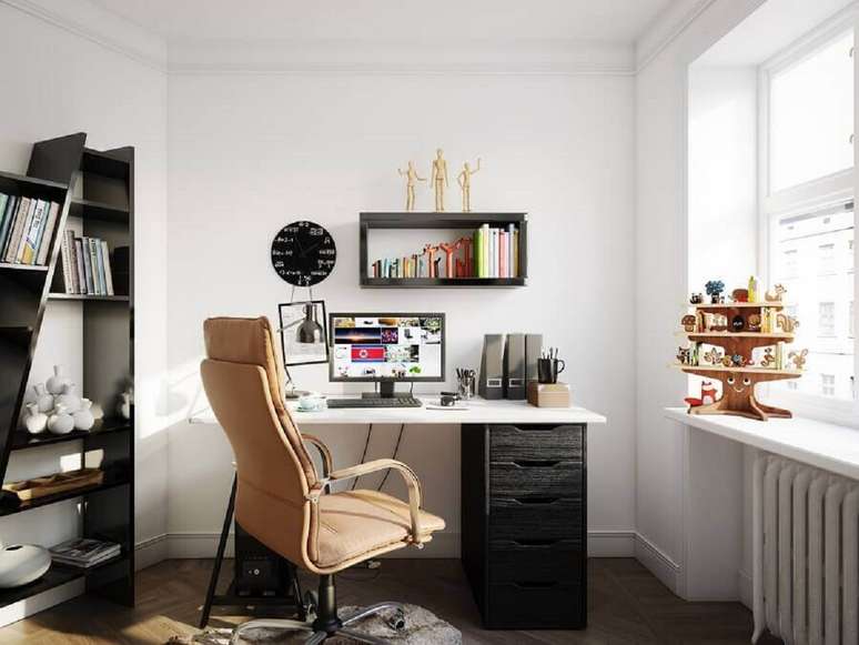 2. Escolha uma cadeira bem confortável para o seu escritório em casa – Foto: GettyImages