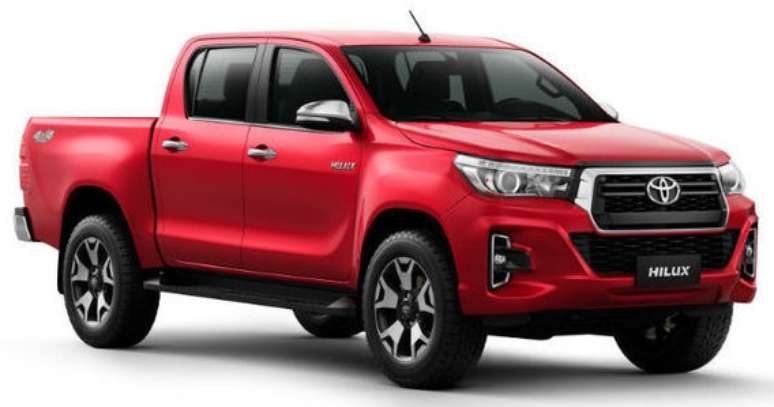 Toyota Hilux atual: liderança entre as picapes médias.