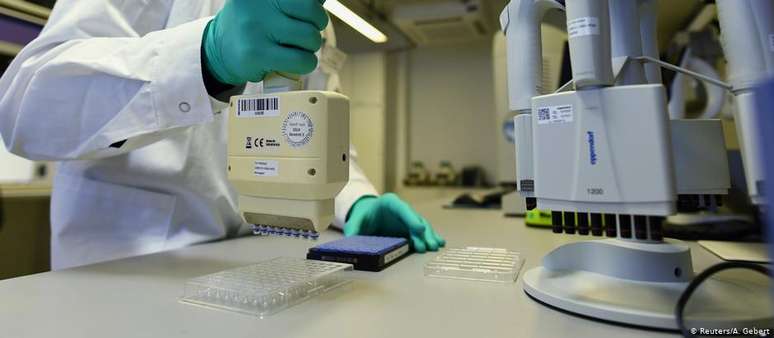 Testes de uma vacina contra o coronavírus na empresa alemã Curevac 