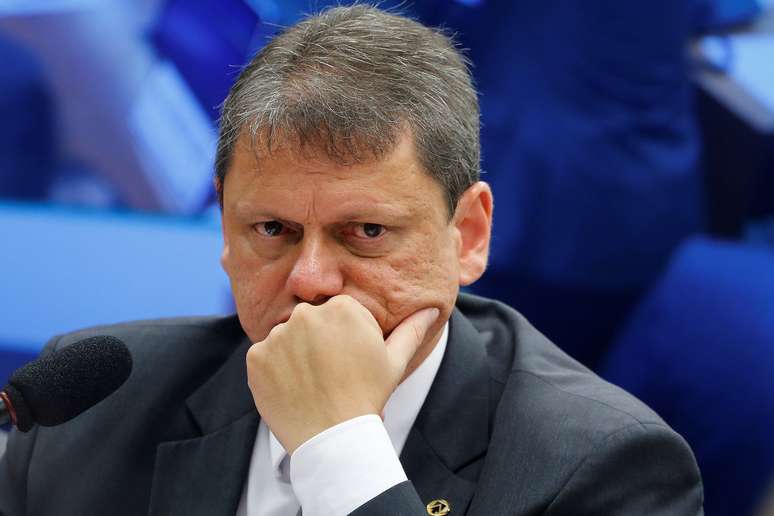 Ministro da Infraestrutura, Tarcisio Freitas. 3/4/2019. REUTERS/Adriano Machado