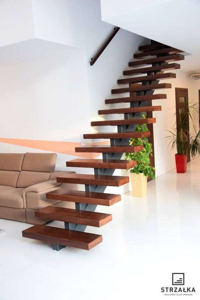 37. Escolha o melhor formato de escada vazada para seu projeto – Via: Pinterest