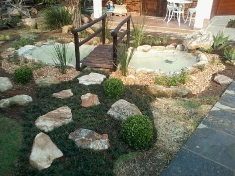 33. Pedras para jardim grandes e pequenas. Projeto de Atelier de Paisagem