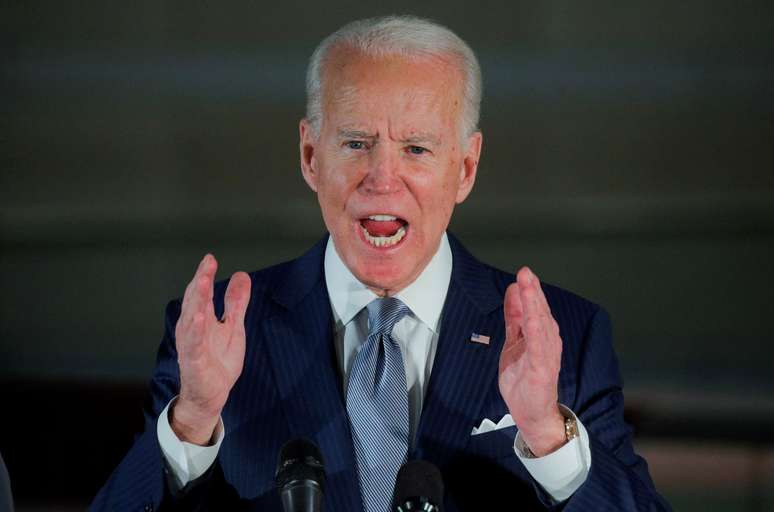 Ex-vice-presidente dos EUA Joe Biden 
10/03/2020
REUTERS/Brendan McDermid