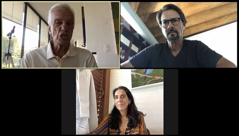 Painel sobre oportunidades em momentos de crise participação do empresário brasileiro Jorge Paulo Lemann, do CEO venezuelano Lorenzo Mendoza e mediação de Veronica Serra.