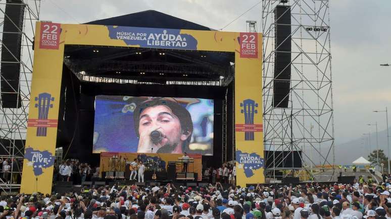 A Silvercorp fez parte da segurança do festival o Venezuela Aid Live, na fronteira colombiana.