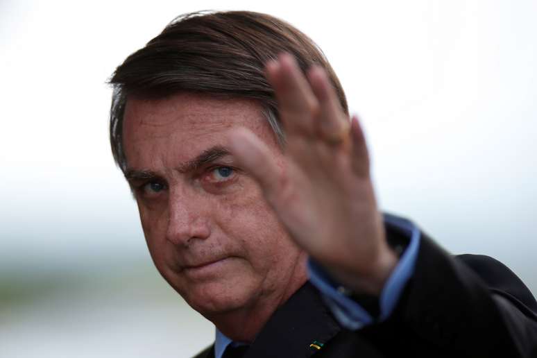 Presidente Jair Bolsonaro em Brasília
08/05/2020 REUTERS/Ueslei Marcelino