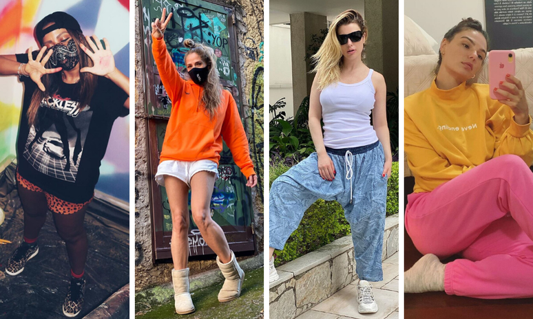 Famosas seguem estilo comfy (Fotos: Instagram/Reprodução)