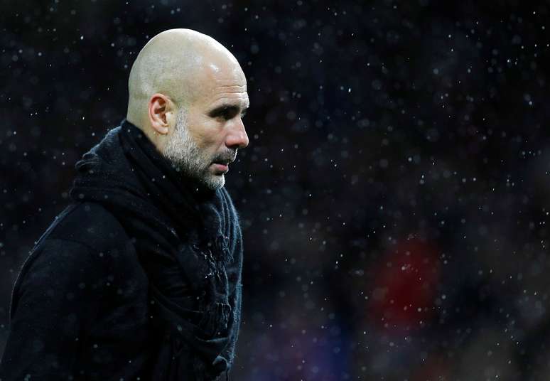 Ex-t&eacute;cnico do Barcelona Pep Guardiola 
08/03/2020
REUTERS/Phil Noble 