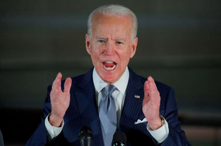 Candidato presidencial democrata dos EUA Joe Biden
10/03/2020
REUTERS/Brendan McDermid