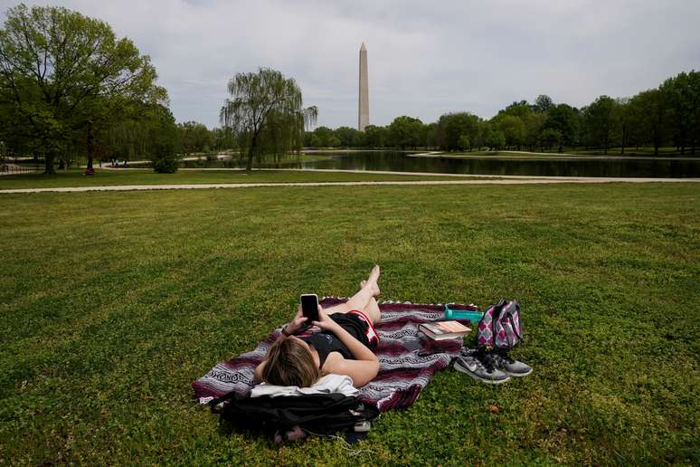 Moradora de Washington D.C.
29/04/2020
REUTERS/Kevin Lamarque