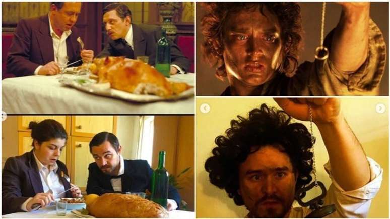 O casal de cinéfilos Fanni Kovács e Norbert Hosszú decidiu juntar o tempo ocioso e o amor pela sétima arte para reproduzir cenas clássicas de filmes com materiais que estão à disposição em casa.