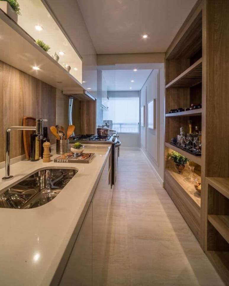 31. Invista na cor de creme para decora&ccedil;&atilde;o de ambientes pequenos &ndash; Foto: Chris Silveira Arquiteta