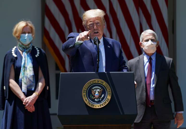 Presidente dos EUA, Donald Trump. 15/5/2020. REUTERS/Kevin Lamarque