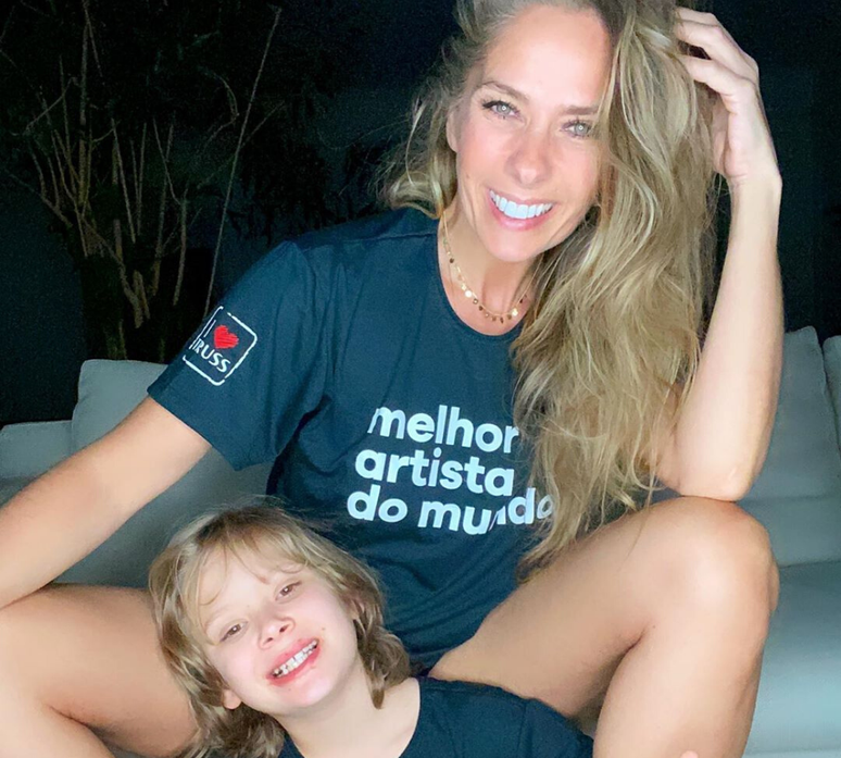 Adriane Galisteu e Vitt&oacute;rio (Fotos: Reprodu&ccedil;&atilde;o/Instagram)