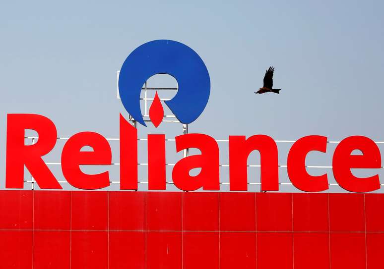 Logotipo da Reliance Industries na &Iacute;ndia. 16/1/2017. REUTERS/Amit Dave