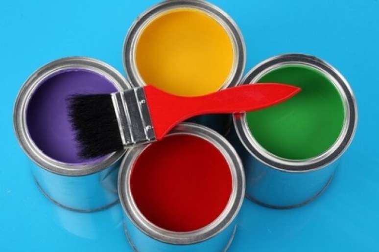15. Traga um toque de cor para o ambiente investindo em tintas. Fonte: Pinterest
