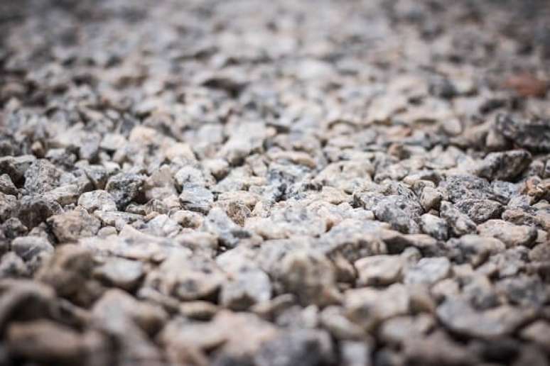 5. A pedra brita é um agregado mais graúdo muito utilizado na construção. Fonte: Pinterest