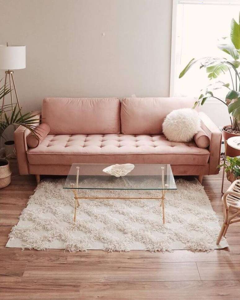 36. Escolha modelos de sofás confortáveis para a decoração da sua sala de estar – Foto: Archilovers
