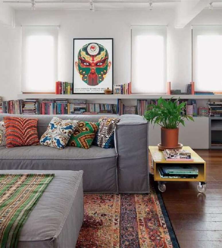 18. O sof&aacute; de sarja &eacute; um modelo super resistente &ndash; Foto: Arquitrecos