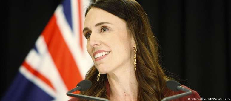 Jacinda Ardern está no poder desde 2017