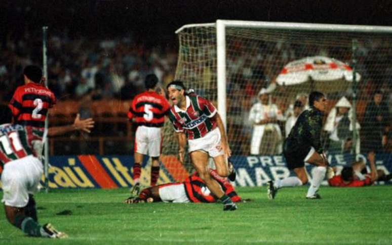 Fluminense realizou ação relembrando do jogo histórico de 1995 (Foto: Marcelo Theobald/Arquivo LANCE)