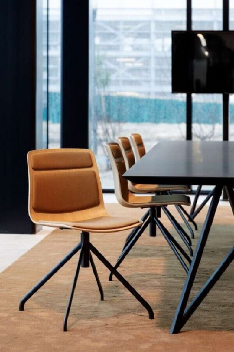 53. Modelo de conjunto de cadeiras para escritório sem braço – Foto: Office Snapshots