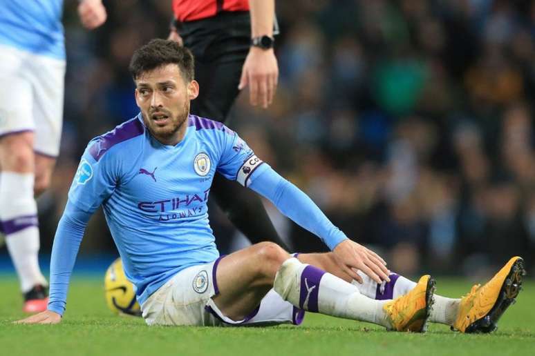 David Silva está há 10 anos no Manchester City e deve sair ao fim da temporada (Foto: Lindsey Parnaby / AFP)